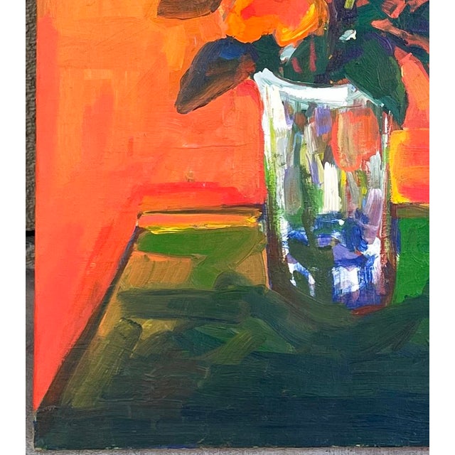 1990s William B Hannum 1947-1998 Still Life Flowers in a Vase For Sale - Image 5 of 8