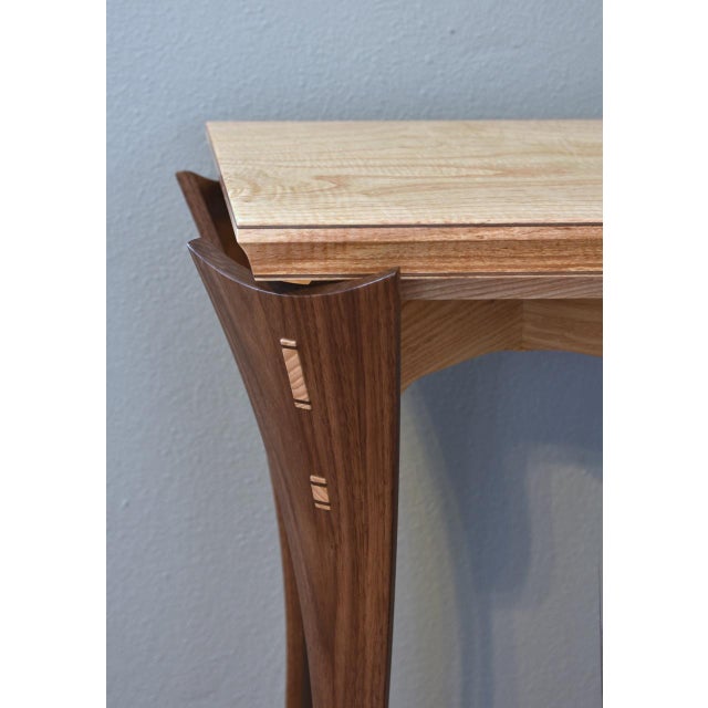2020s Contemporary Ash and Walnut Side Tables - a Pair For Sale - Image 5 of 8