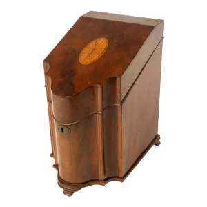 Early 19th Century Inlaid Mahogany Knife Box