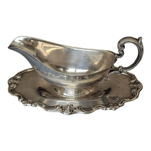 Mid 20th Century Chantilly Gravy Boat by Gorham Silver