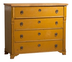 Large Antique 4-Drawer Dresser, 1920s