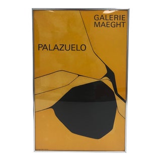 1960s Famous Gallery Artist Poster Palazuelo Poster for Galarie Maeght For Sale