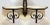 Metal Side Tables - Wrought Iron With Marble Tops - A Pair For Sale - Image 7 of 7