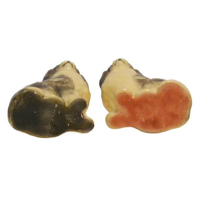 Rare Matched Pair of Large Mortens Studio Staffordshire-Style Japanese Chin Dogs For Sale In Jacksonville, FL - Image 6 of 6