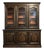 Two-Body Oak Bookcase Sideboard For Sale