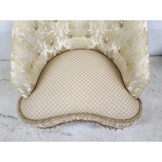 Shabby Chic Boudoir Lounge Chair by Carol Hicks Bolton For Sale - Image 10 of 11