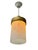 Gold Mid-Century Modern Murano Pendant Lamp in Bronze and Milk Glass, 1960s For Sale - Image 8 of 13