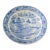 Antique Blue & White Chinoiserie Decorative Bowl For Sale