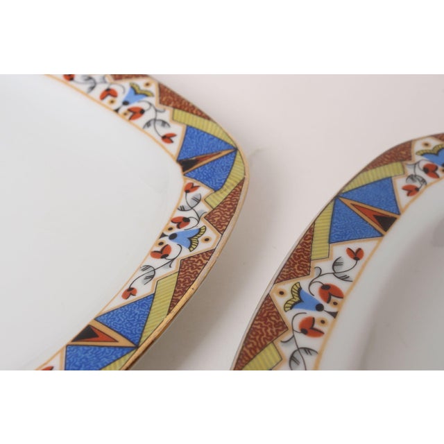 Set of Five Art Deco Bohemian Czechoslavakia Porcelain Serving Pieces by Mepoco For Sale - Image 11 of 18