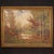 E. Rossi, Italian Woodland Landscape, 1940, Oil, Framed For Sale - Image 15 of 15