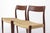 Brown Mid-Century Model 77 Chairs in Teak and Danish Cord by Niels Otto (N. O.) Møller for J.L. Møllers, Denmark, 1950s, Set of 4 For Sale - Image 8 of 12