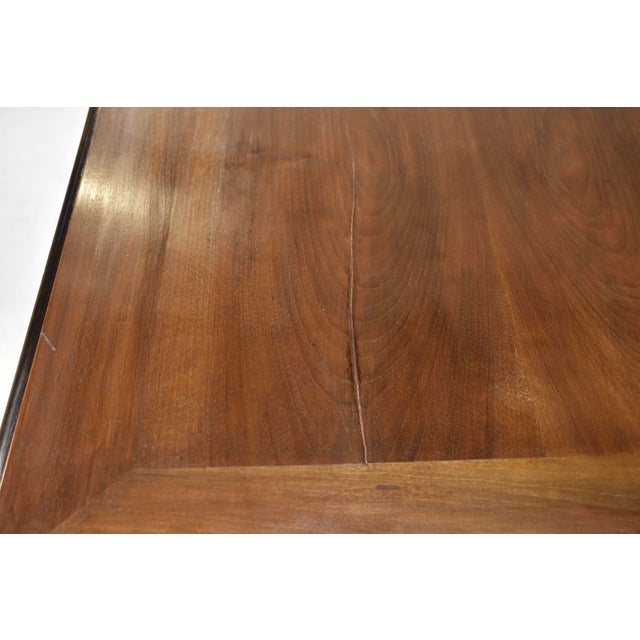 19th Century French Walnut Inlaid Desk For Sale - Image 12 of 12