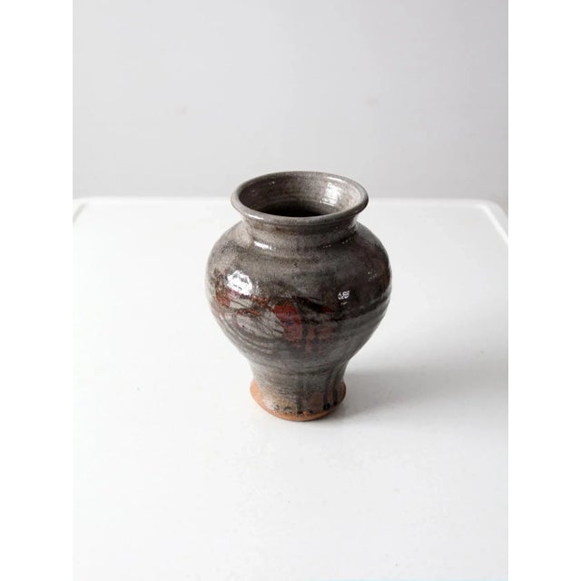 Vintage Studio Pottery Vase For Sale - Image 6 of 10
