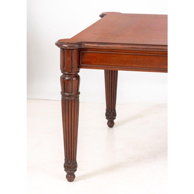 American Ralph Lauren Flame Mahogany Extending Dining Table For Sale - Image 3 of 11