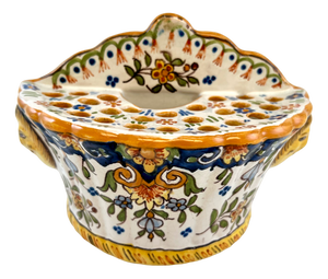 Earthenware Vase from Desvres, 1890s