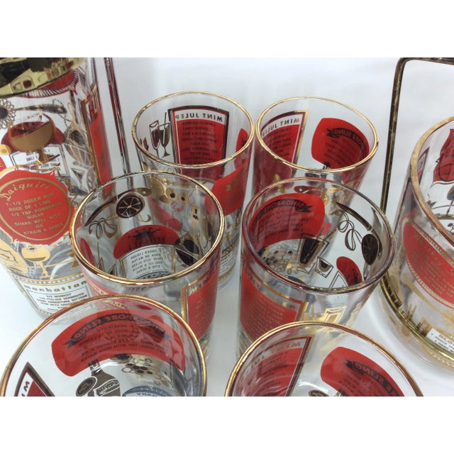 Mid-Century Recipe Cocktail Set For Sale - Image 9 of 13