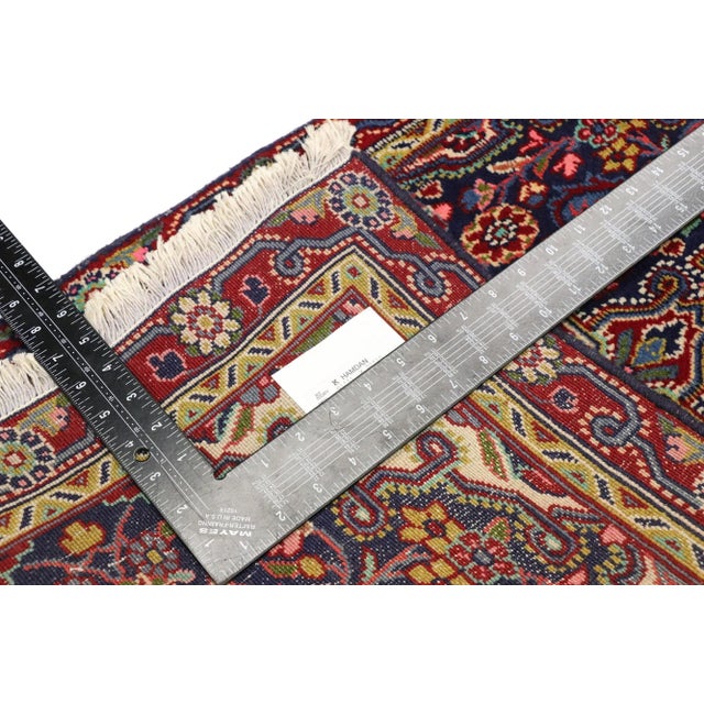 Mid 20th Century Vintage Persian Hamadan Rug - 01'11 X02'10 For Sale - Image 5 of 10