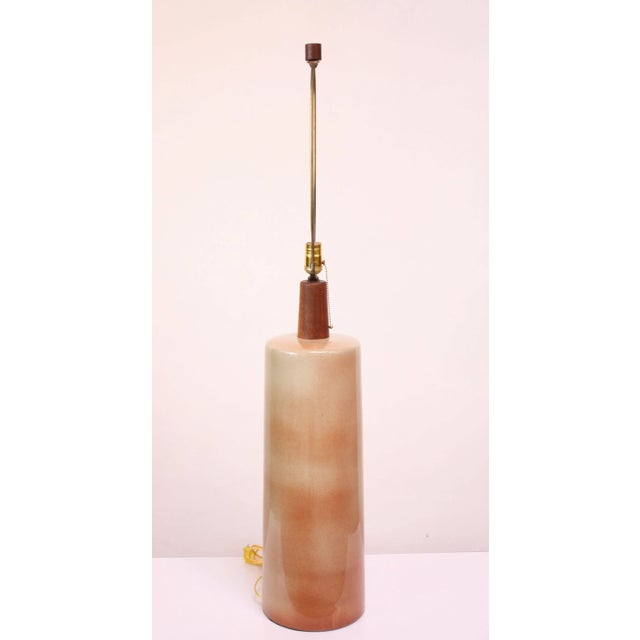 Marshall Studios Large Stoneware Table Lamp by Martz for Marshall Studios For Sale - Image 4 of 11