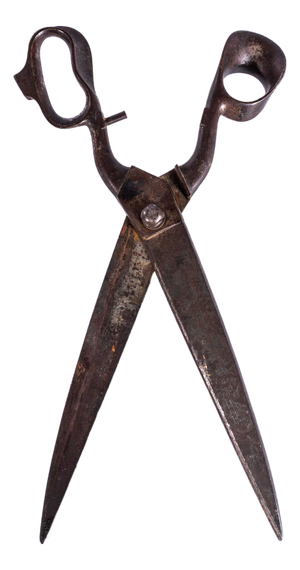 Large French Tailor's Scissors, 1920s