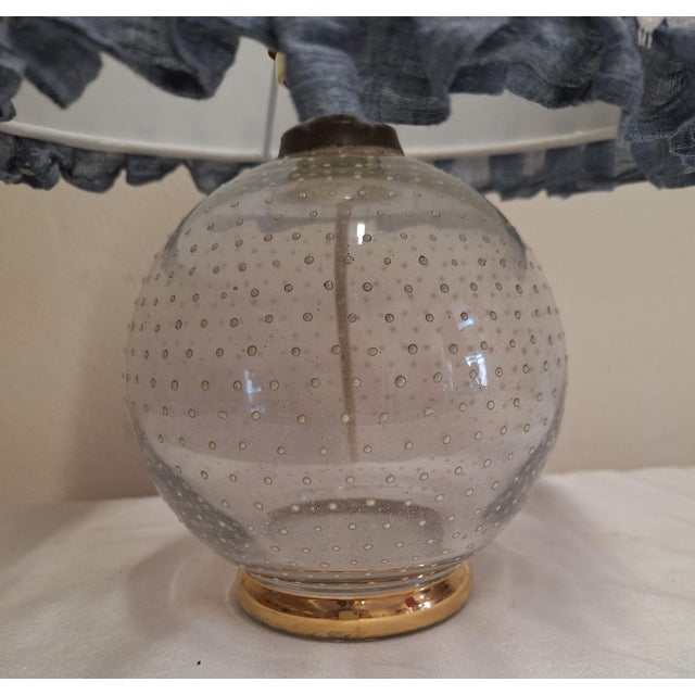 Blue Vintage Table Lamp by Lamplove, 1970s For Sale - Image 8 of 10