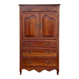 Ethan Allen Maison Cherry Gentleman’s Chest For Sale