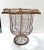 Victorian Antique French Wire Urn Planter, Twisted Pedestal Garden Basket For Sale - Image 3 of 6