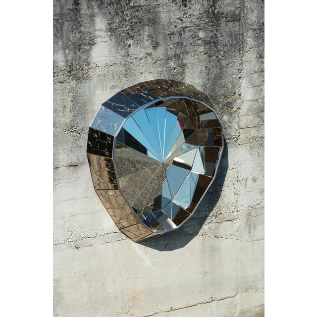 Early 21st Century Le Diamantaire, Abstract Sculpture, 2015, Mirror Glass & Metal For Sale - Image 5 of 18