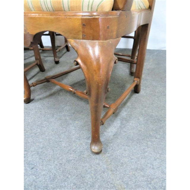 19th Century Italian Walnut Provincial Dining Chairs- Set of 6 For Sale - Image 9 of 10