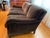 Modern Schumacher Mohair Three Seat Sofa / 2 Available For Sale In Chicago - Image 6 of 12