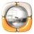 "Candice" Convex Wall Mirror With Bronze, Stainless Steel, Handcrafted For Sale