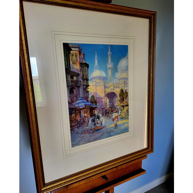 Raphael Jones, Landscape Composition, 1927, Watercolor For Sale - Image 13 of 13