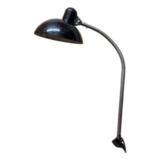 Vintage Model 6740 Clamp Table Lamp by Christian Dell for Kaiser Leuchten, 1940s For Sale