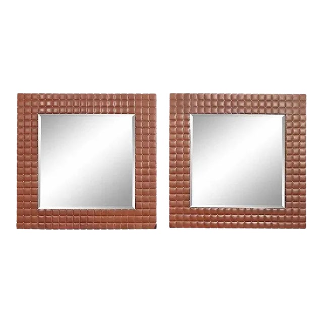 Leather Wall Mirrors For Sale