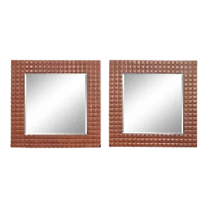 Leather Wall Mirrors
