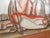Mid-Century Modern Tired Pilgrim Framed Tile by Gio Ponti for Richard-Ginori San Cristoforo, Italy, 1920s For Sale - Image 3 of 7