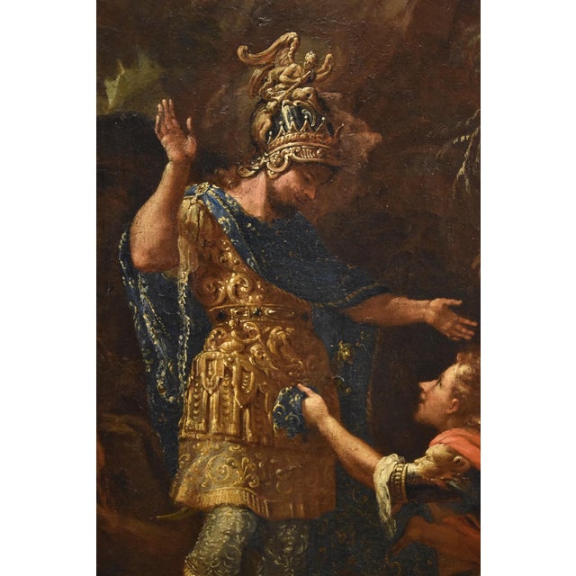 Francesco Fontebasso, Alexander the Great, 1760, Oil on Canvas For Sale - Image 9 of 16