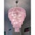 Early 21st Century Pink Square Tubes Murano Glass Chandelier by Simoeng For Sale - Image 5 of 7