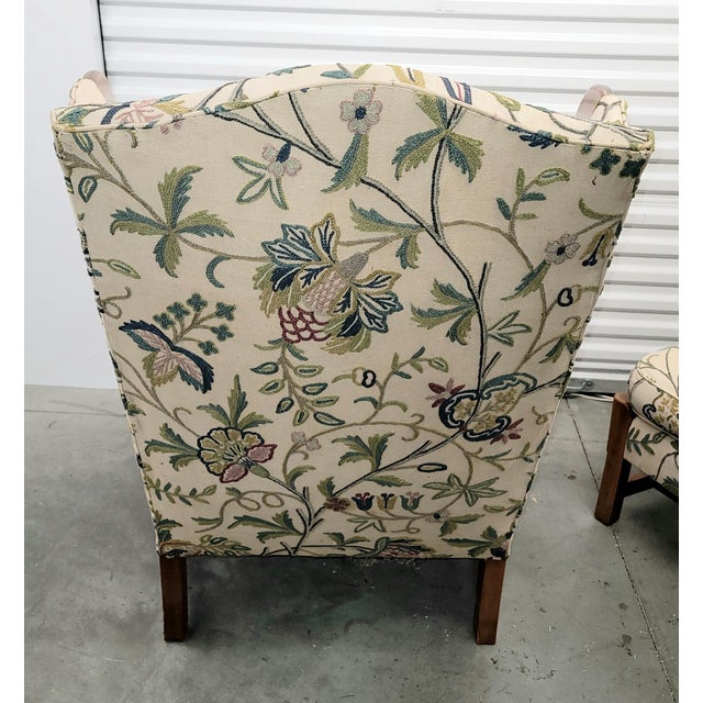 Vintage Stickley His and Hers "Connecticut Valley" Wingback Chairs a