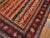 1880s Multicolor Stripe Antique W. Persian Bijar Rug 5'10" X 13' Handknotted Wool Carpet For Sale - Image 4 of 6