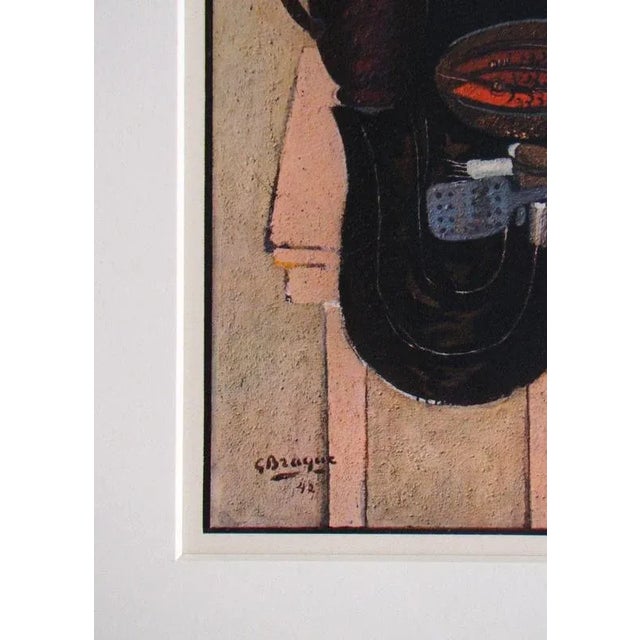 Black Georges Braqu, La Table de Cuisine, 1946, Heliogravure, Framed For Sale - Image 8 of 13