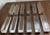 Vintage Mid-Century Modern Baccarat Cut Crystal 12 Knife Rests with Original Box For Sale - Image 12 of 18