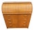 Mid Century Modern Teak Roll Top Cylinder Desk For Sale