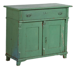 Tyrolean Chest in Green Pine from Amaru