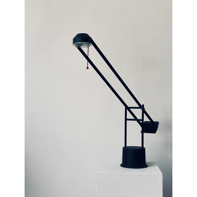 Desk lamp. Clean and minimalist design. Late 80s/early 90s design in the style of the Tizio by Richard Sapper for...