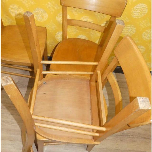 Vintage Kitchen Chairs, Set of 4 For Sale - Image 4 of 10