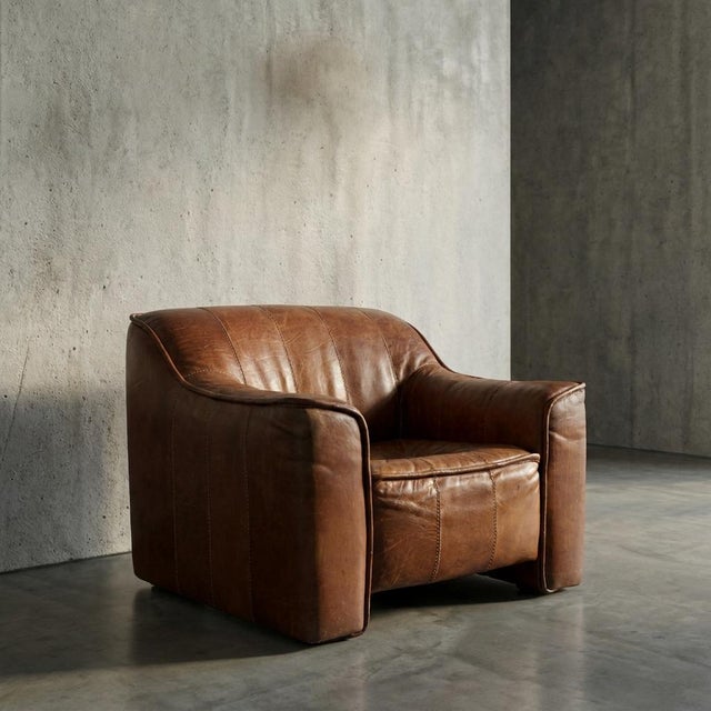 Spanish Leather Armchairs, Valenti, 1960s For Sale - Image 4 of 13