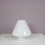 A beautiful large table lamp manufactured by Venini Murano in Italy around 1970. Completely made of white Murano glass, a...