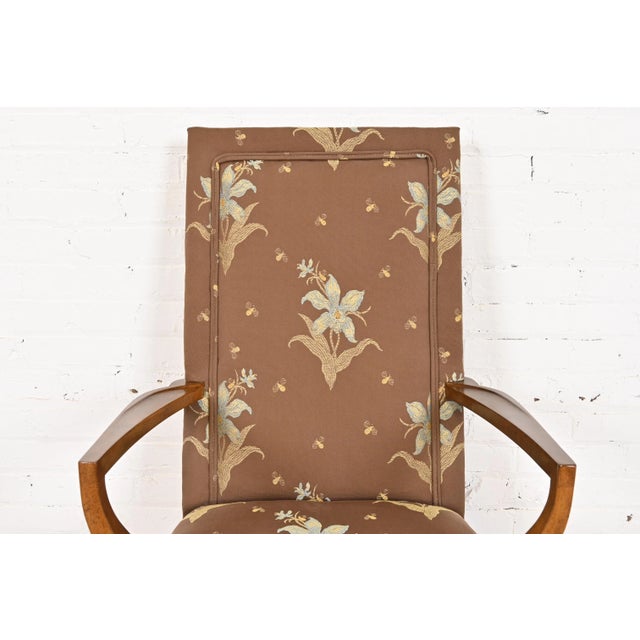 Michael Taylor for Baker Furniture Far East Collection Parsons Dining Chairs, Set of Six For Sale - Image 9 of 12