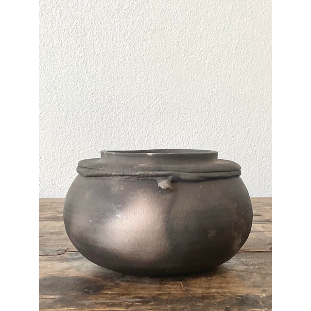 Ceramic Vintage Original Studio Pottery Matte Glaze Vase For Sale - Image 7 of 12