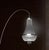 Contemporary Allure 6 Lights Floor Lamp in Polished Chrome and Full Cut Crystal by Aggiolight For Sale - Image 3 of 6